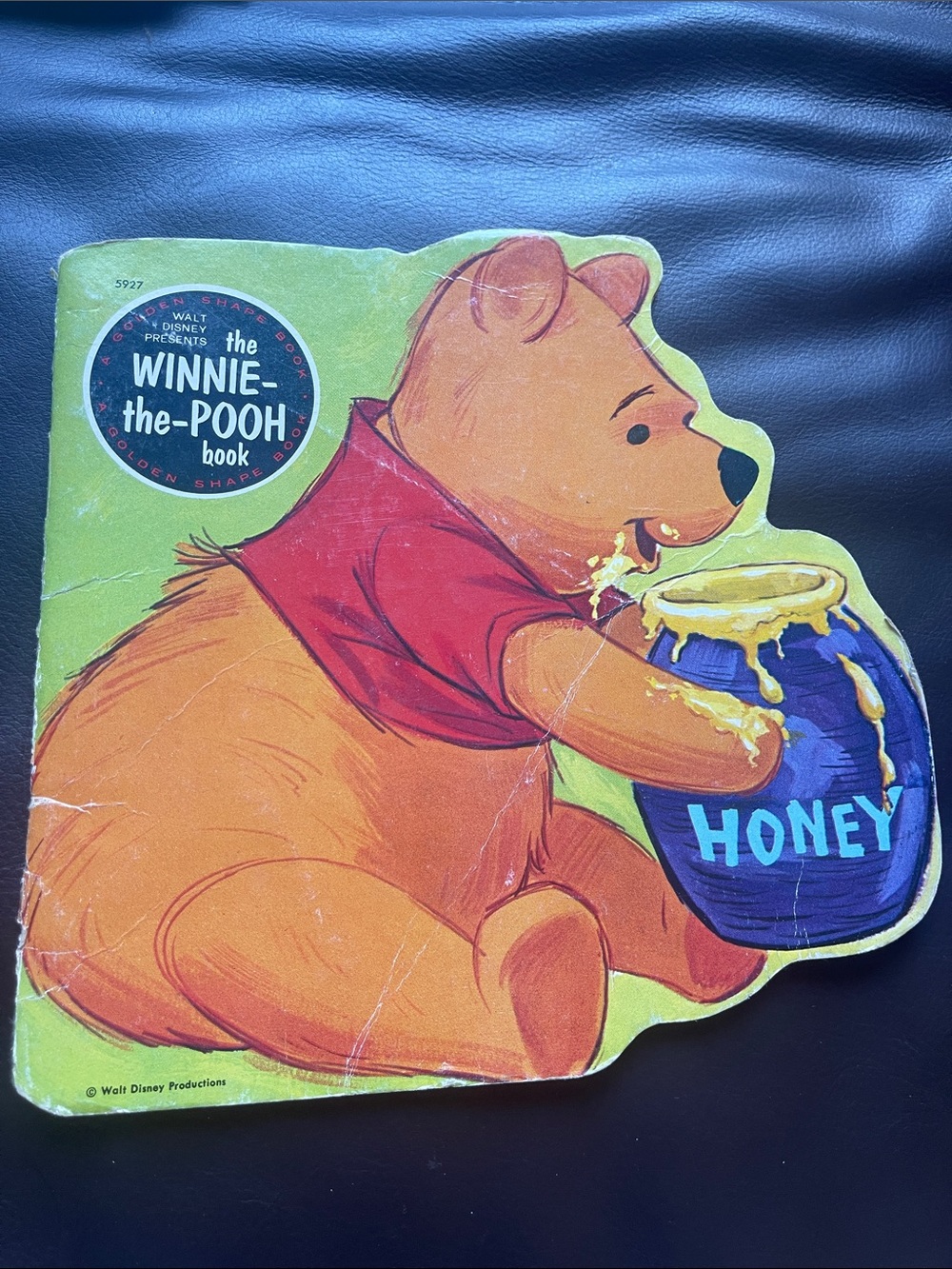 Vintage Winnie-the-Pooh Board Book Golden Press 1974
